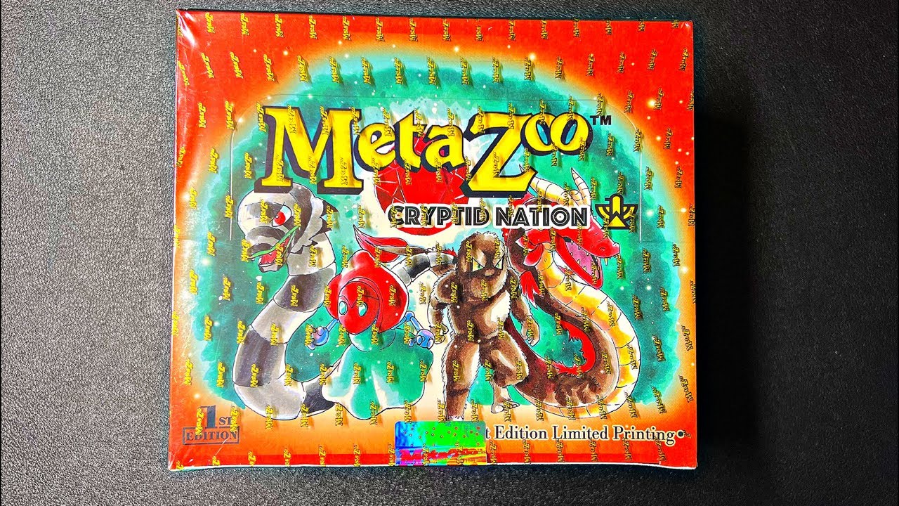 Zoo Cryptid Nation 英語版 第1版 未開封 1BOX Amazon.com: Cryptid Nation 1st Edition MetaZoo TCG Booster