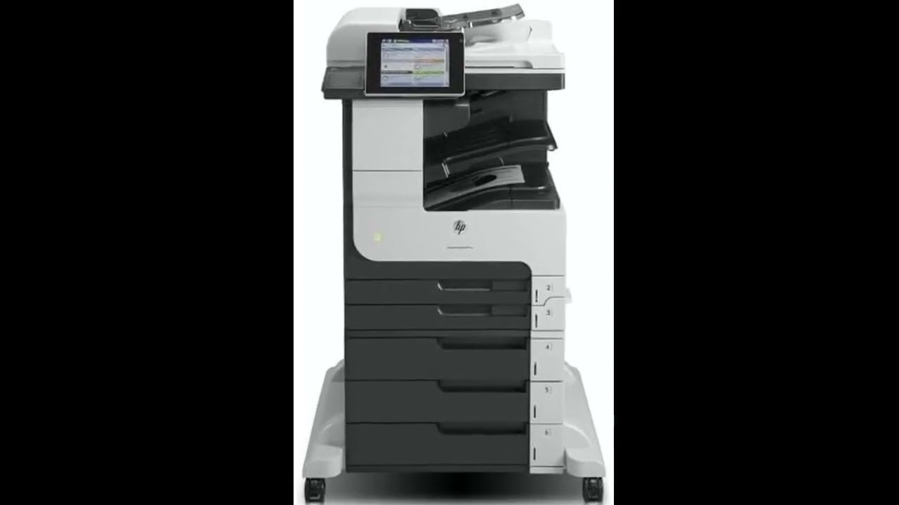 HP Laserjet Enterprise Mfp M725z Multifunction Laser Printer, Copy/Fax/Print/Scan