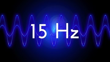 15 Hz clean sine wave BASS TEST TONE frequency