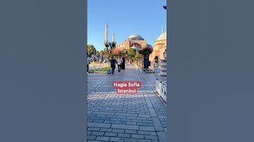 The Hagia Sophia in Istanbul, Turkey, is a historically significant architectural masterpiece