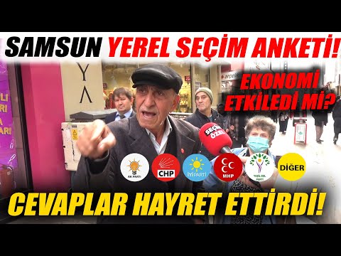 Erdoğan'ın %65 Oy Aldığı Samsun'da İnanılmaz Yerel Seçim Anketi! Cevaplar Hayret Ettirdi!