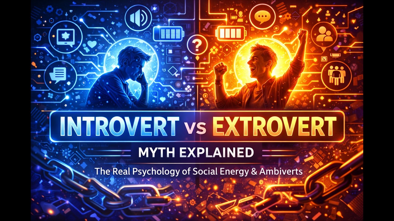 Introvert vs Extrovert Myth Explained | The Real Psychology of Social ...