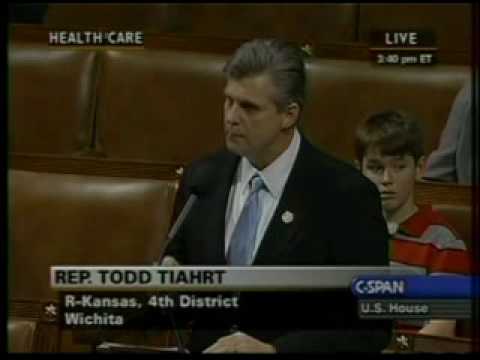 Todd Tiahrt Fights ObamaCare on House Floor
