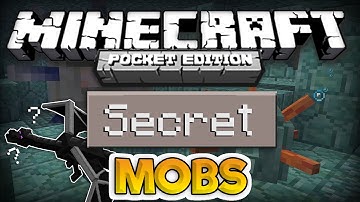 MCPE 1.0.3 SECRET MOBS!!! - HIDDEN & UNUSED MOBS ~ SECRET Files! | Minecraft Pocket Edition