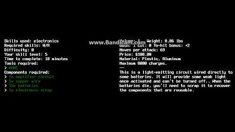 Cataclysm DDA Crafting and Reading tips