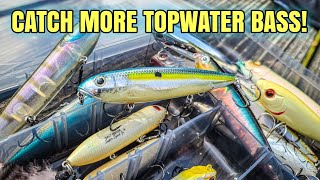 Topwater Walking Bait Guide (Bass Fishing Tips)