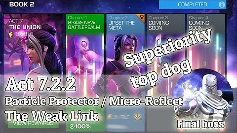Act 7.2.2 Particile Protector / Micro-Reflect / The Weak Link
