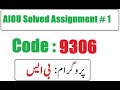 AIOU Code 9306 Solved Assignment No 1 Spring 2025 | Macroeconomics Analysis
