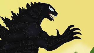 VENOMZILLA | Legendary Godzilla fusion Venom | PANDY Animation 34