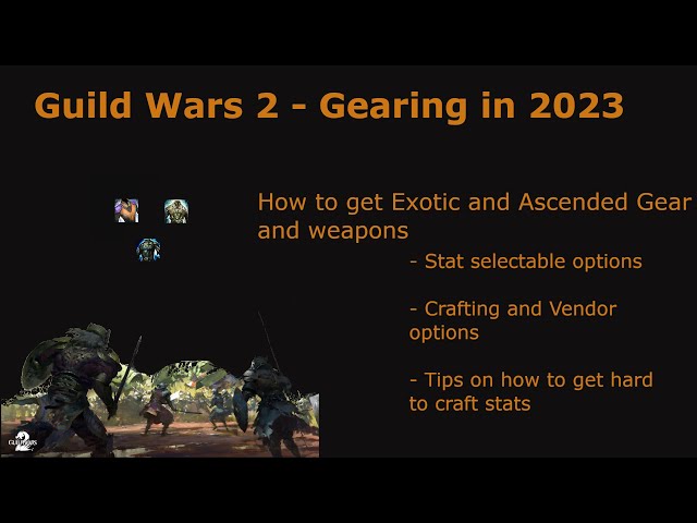 Guide] Tips and guidelines on the different crafting and acquisition  methods of ascended gear and cost calculation tools : r/Guildwars2