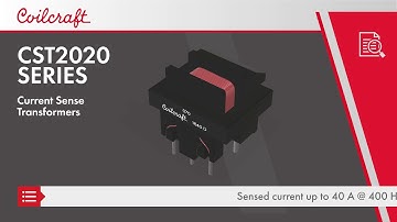 CST2020 Current Sense Transformer | Coilcraft
