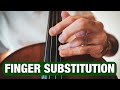 The importance of FINGER SUBSTITUTION !! (Technical TUTORIAL)