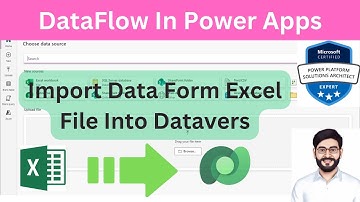 Import Data Form Excel Using Dataflow In Power Apps