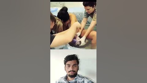 Thumbnail of water Birth is a very safest way to deliver a baby #duet #love #trending #childbirthpain