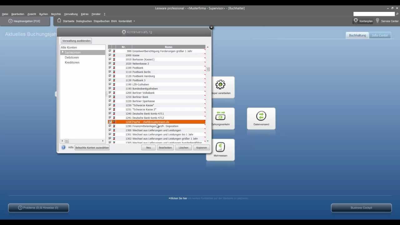 Update New PayPal Einnahmen buchen im Lexware Buchhalter 2013