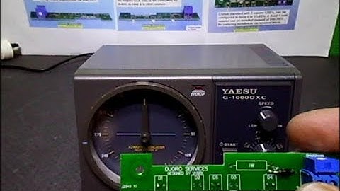 yLED-dc display illumination PCB, installation into a Yaesu G-1000DXC rotator controller