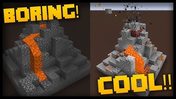 Minecraft: Transforming a VOLCANO with Command Blocks!