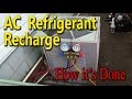 Central Air Conditioner Freon Recharge - How it's Done