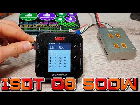 ✅ ISDT Q8 BattGo 500W 20A   Мощная Компактная Зарядка с Функцией Блока Питания!