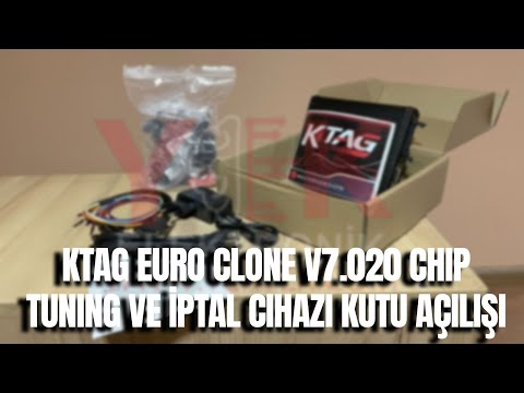 KTAG EURO Clone V7.020 Chip Tuning Ve İptal Cihazı Kutu Açılışı Yek Oto Elektronik