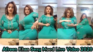 Afreen Khan Sexy Mood Live Video 2020 | Afreen Khan Big Boobs Press Live | Afreen Khan | Masti Zone