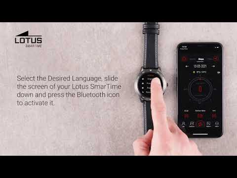 Smartwatch Lotus SmarTime - How to connect your Lotus SmarTime (English)