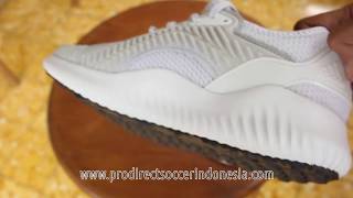 Sepatu Lari Adidas Alphabounce Lux W White B39271 Original