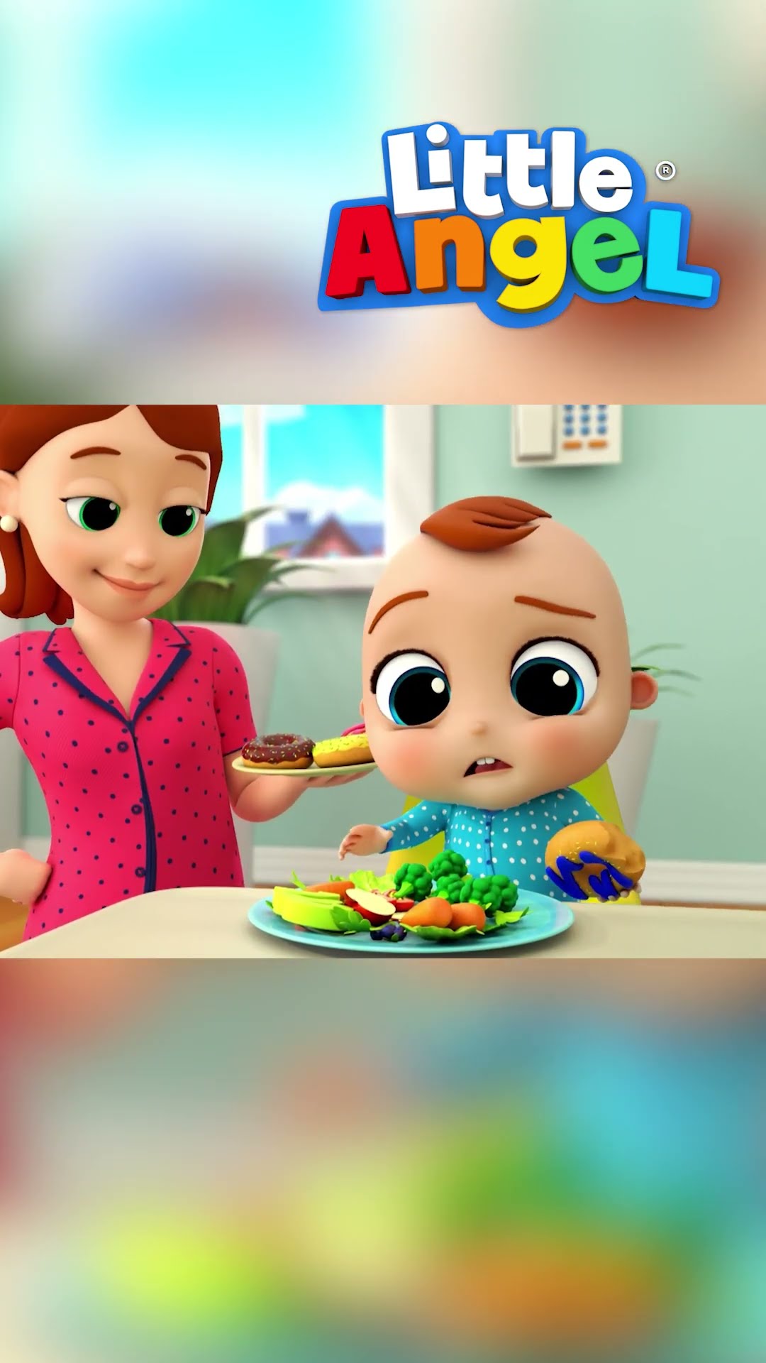 Rosquinhas Deixam o Joãozinho Doente! | Histórias do Joãozinho | #shorts #joãozinho #littleangel