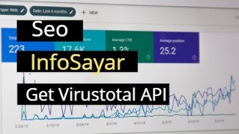 How to get Virustotal API key for seo-infosayar.