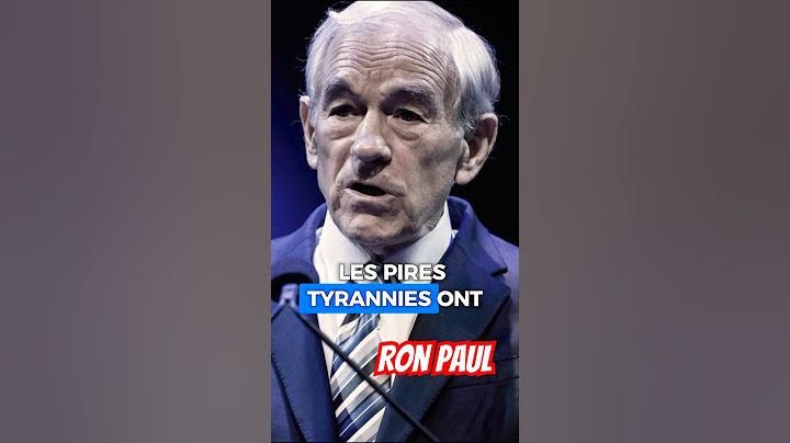 Sécurité ou LIBERTÉ ? L’avertissement CHOC de Ron Paul 🚨 #RonPaul #USA #Trump