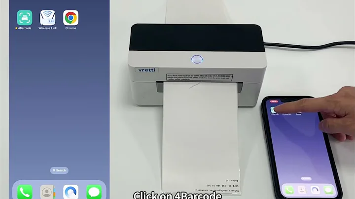 D463B (IOS) Printer connect to WiFi and PDF print example