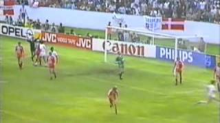 Дания-Уругвай.Чемпионат мира по футболу 1986г.