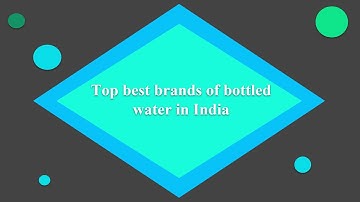 Presentation for mineral water company