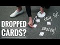 Amazing way to pick up dropped cards  tutorial