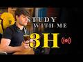 3H Study With Me AO VIVO | Pomodoro 50/10 | Foco Total 🔥