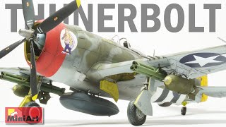Miniart's Brand New P-47D-25RE Thunderbolt (BASIC) | Full Build | 4K
