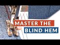 Master the blind hem learn how to perfect invisible sewing machine hemming