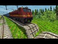 Trains  vs Potholes #3 - Indian Train Simulator | Indian Railways