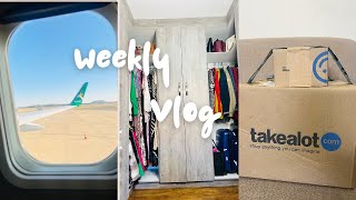WEEKLY VLOG: Gaan en terug trip to Cape Town||Rearrange our closet with me||Let's bake||Unboxing||
