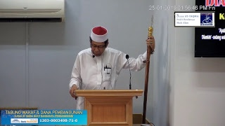 25-01-2019 Khutbah Jumaat bertajuk 'Keharmonian Hidup Dalam Masyarakat Majmuk'