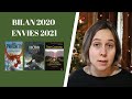 BILAN 2020 + MES ENVIES DE LECTURE EN 2021