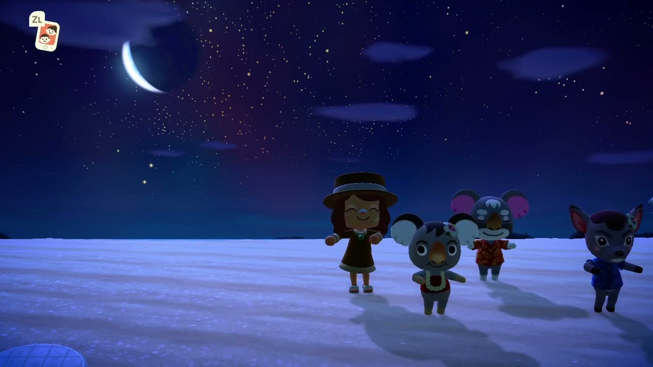 Animal Crossing New Horizon | Dancing with Koalas and Deer  