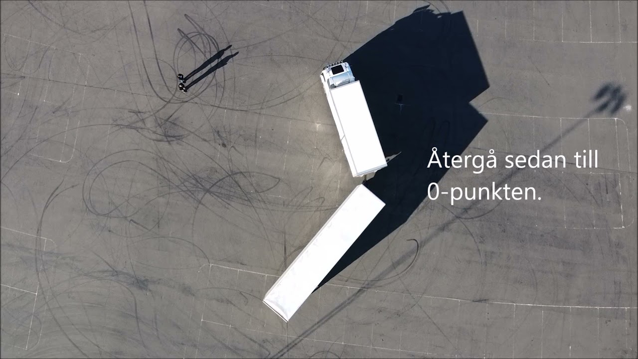 Backlektion nr 2, starta sväng, hålla sväng och räta upp sväng