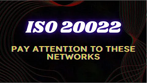 ISO 20022 Crypto XRP, XDC, XLM, IOTA, ALGO, HBAR, ADA, and QNT!?