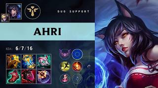 Ahri Support vs Janna - EUW Master Patch 26.14