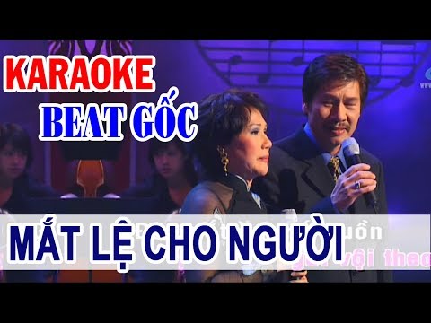 Mắt Lệ Cho Người - KARAOKE | Song Ca | Beat Gốc Hải Ngoại