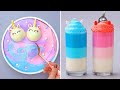 Quick and creative cake decorating ideas  awesome rainbow cake compilation  satisfying cakes