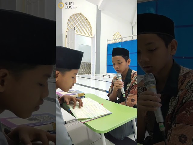 TASMI' RUTIN MINGGUAN SANTRI NUFI EBS TULUNGAGUNG #sekolahentrepreneur #sekolahtahfidz #shortvideo class=