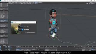 Free Edit Path Plugin for Newtek Lightwave 3D