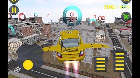 Flying Taxi Car Simulator - Android/iOS Mobile Car Games Gameplay Walkthrough #2